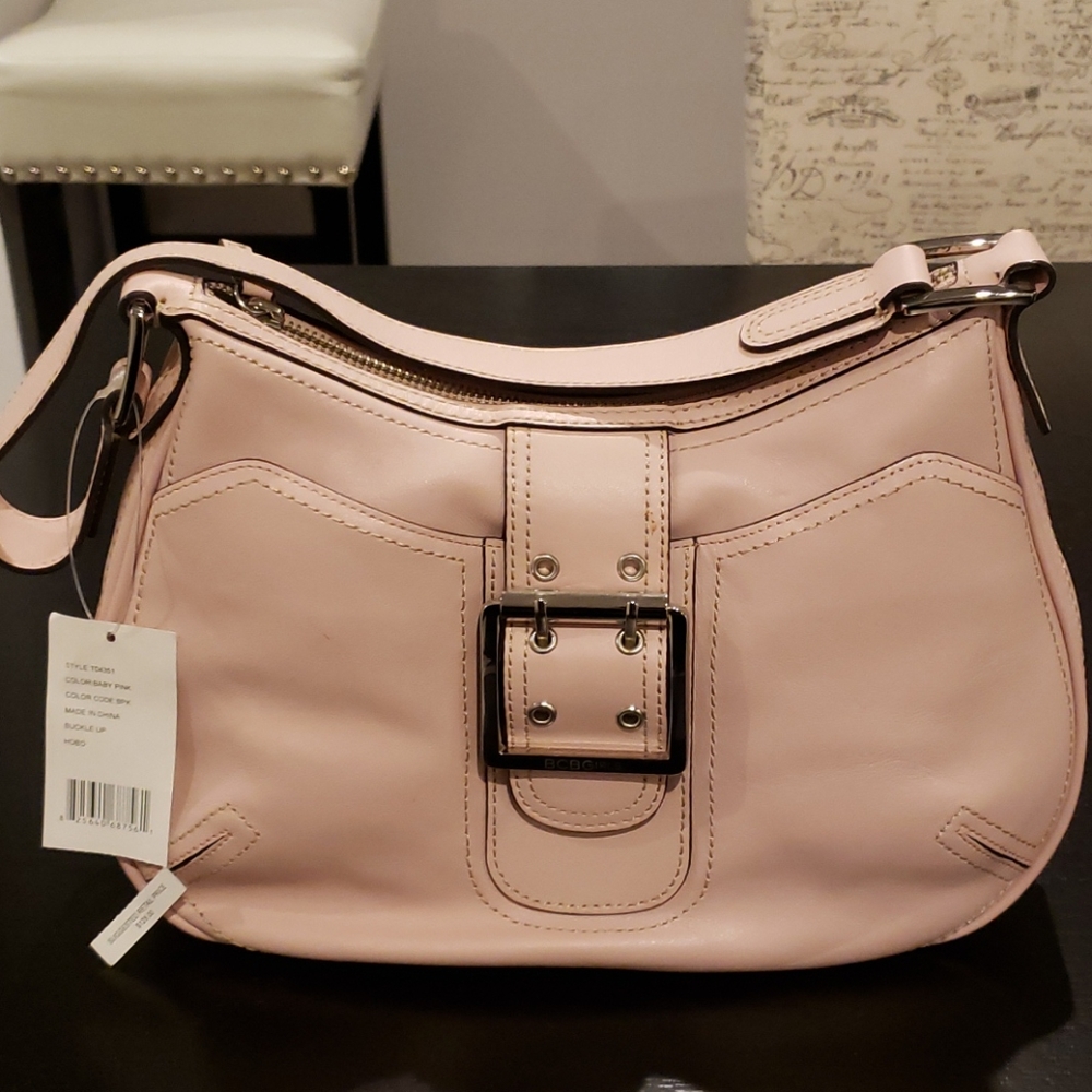 NWT! BCBGIRLS LEATHER SHOULDER BAG
